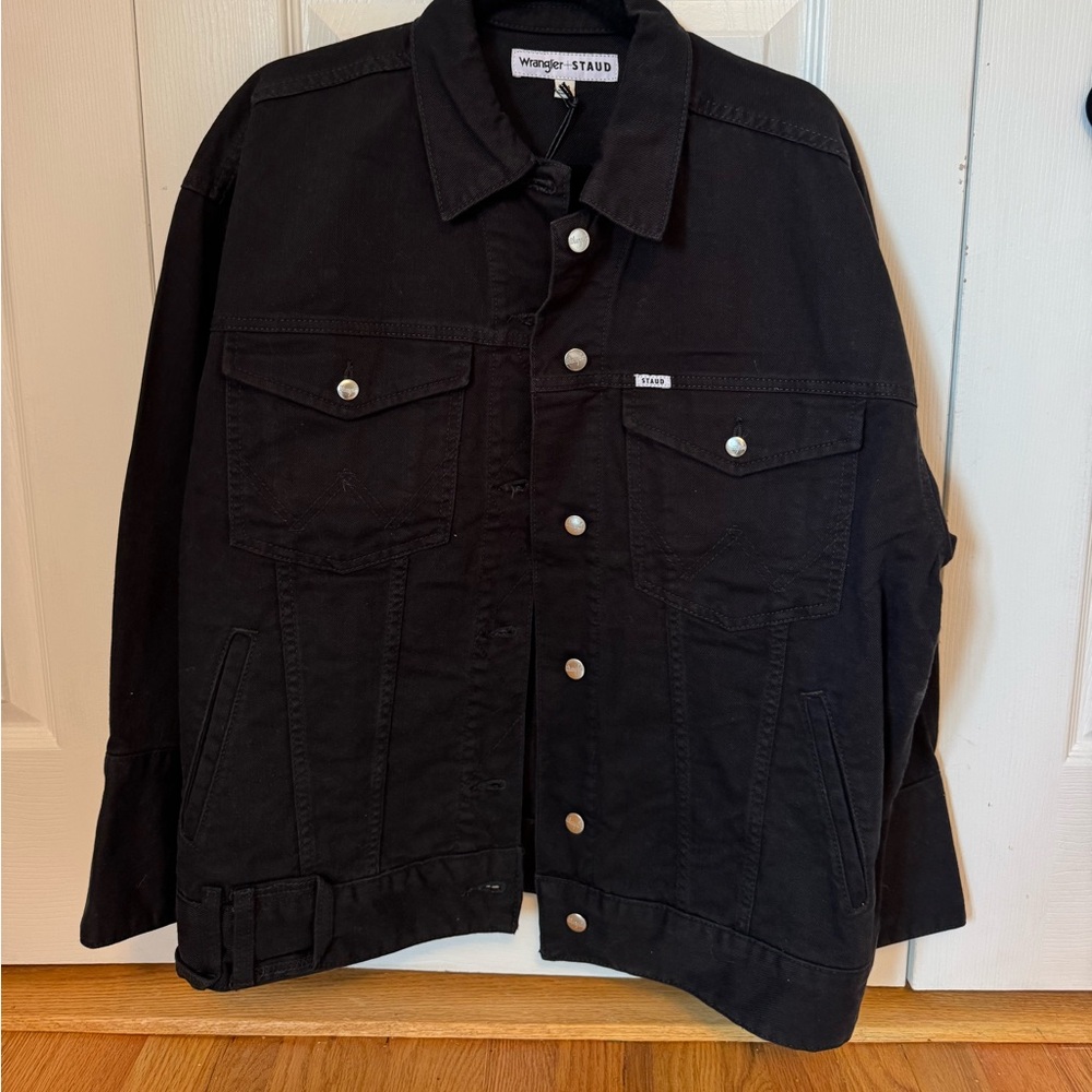 Wrangler X Staud Black Denim Jacket